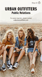 Mobile Screenshot of pr.urbanoutfitters.com